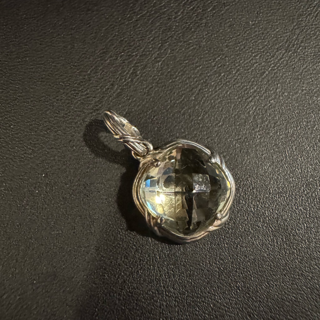 Peter Thomas Roth Sterling Silver And Prasiolite Pendant